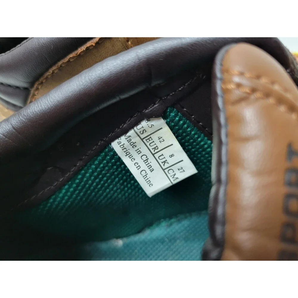 Polo Sport Ralph Lauren Mens Brown Leather‎ Duck  Boots  US 8.5